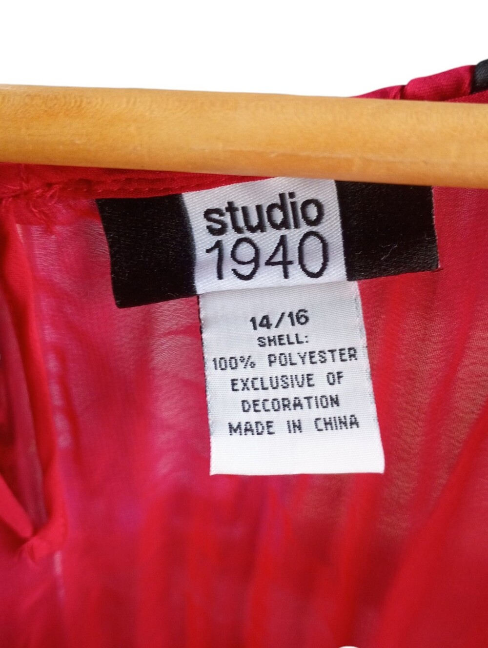 NWOT Studio 1940 Pull Over Top Size 14/16 - Picture 2 of 5